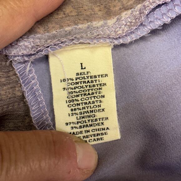 Gimmicks by BKE sleeveless lace panel top embroidered sequins romantic boho L - Picture 9 of 11